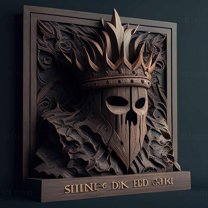 3D model Dark Souls II Crown of the Sunken King game (STL)